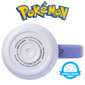 Silver Buffalo Eevee Pok Dex side design tumbler for fans and collectors.