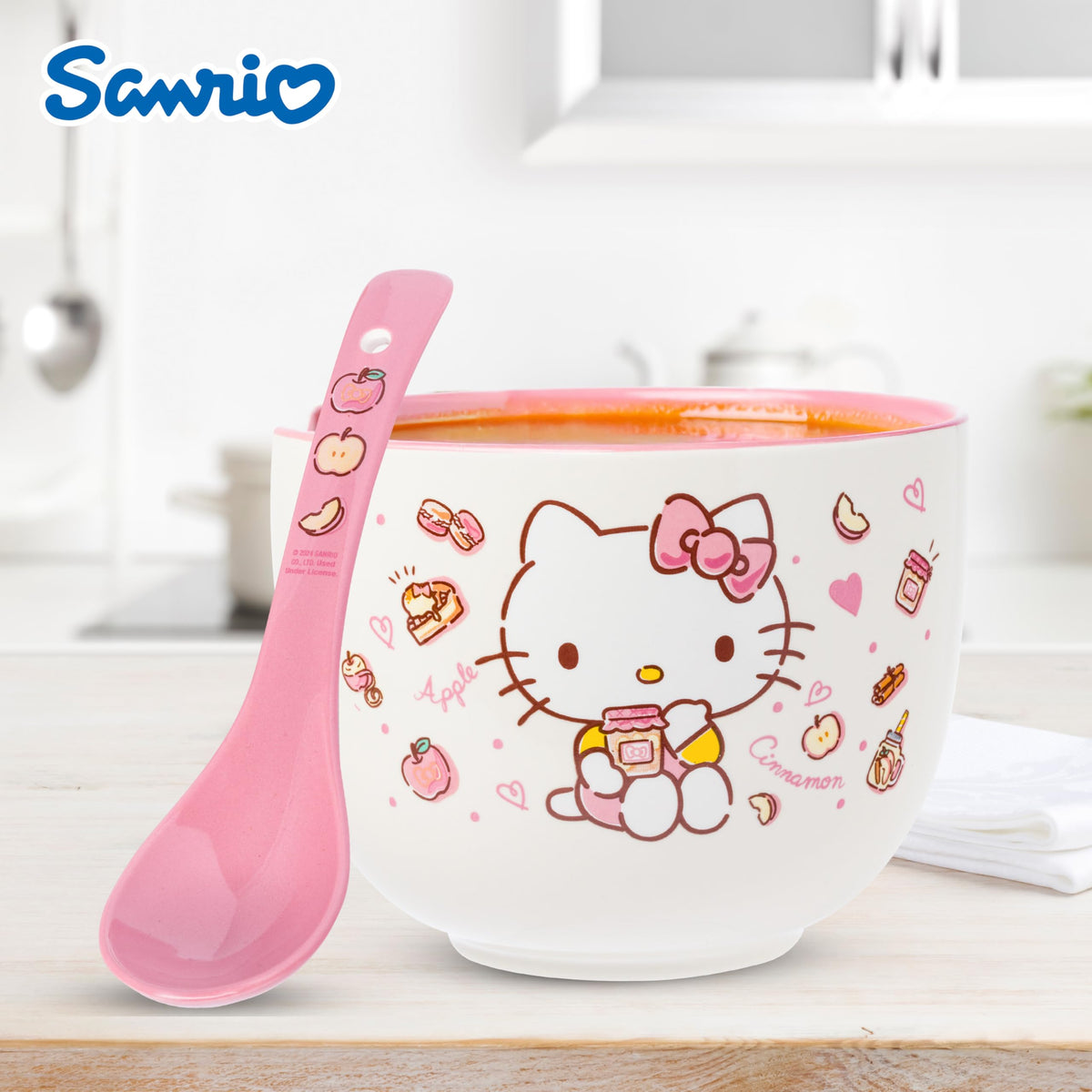 Microwave-safe ceramic bowl ideal for quick reheats of ramen and noodles