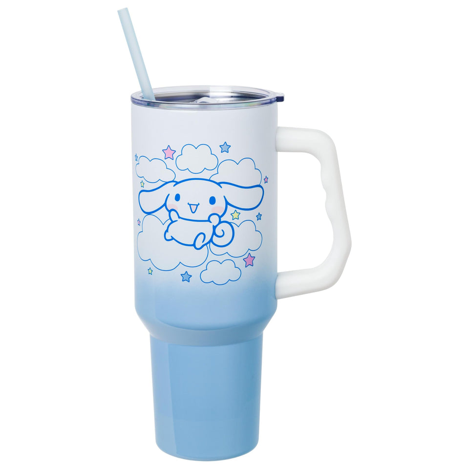 Silver Buffalo Sanrio Cinnamoroll cloud ombre tumbler, 40 oz, ideal for all-day hydration