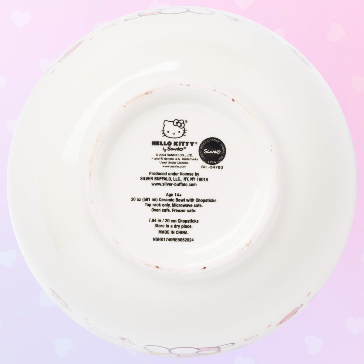 Official Sanrio merchandise from Silver Buffalo for collectible dining sets