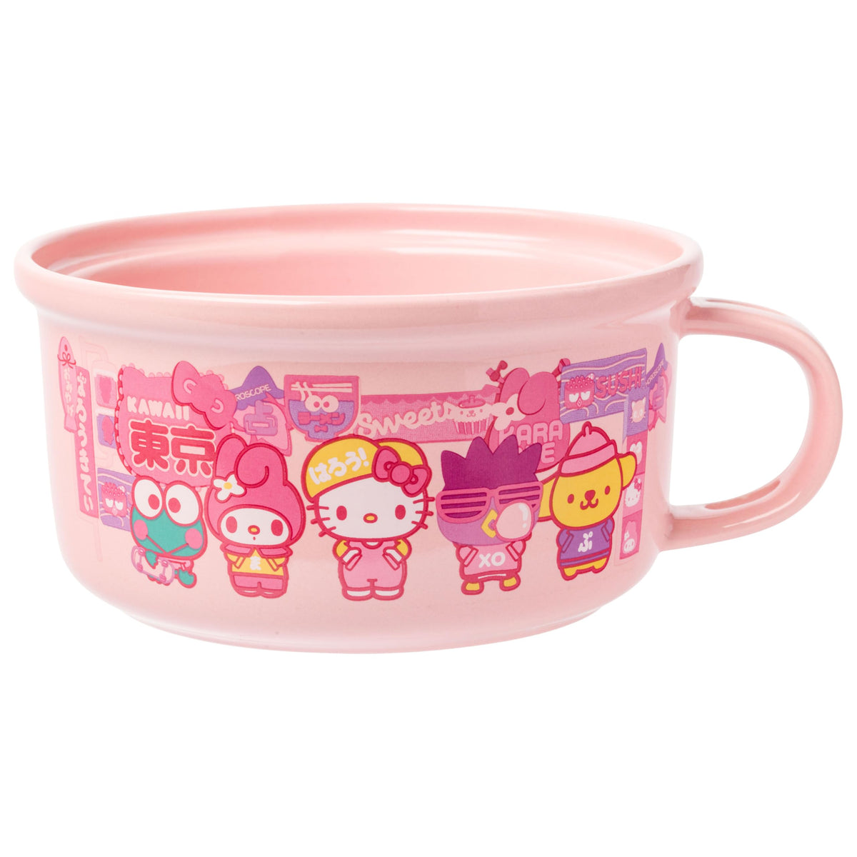 Silver Buffalo My Melody mug design adds charm to noodles.