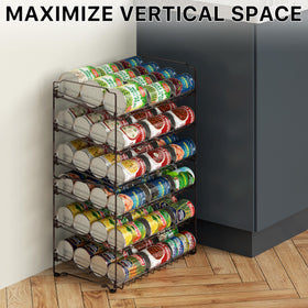 Simple Houseware can organizer rack dimensions reveal a compact pantry solution