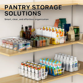 Simple Houseware fridge storage for fruits and vegetables keeps produce organized.