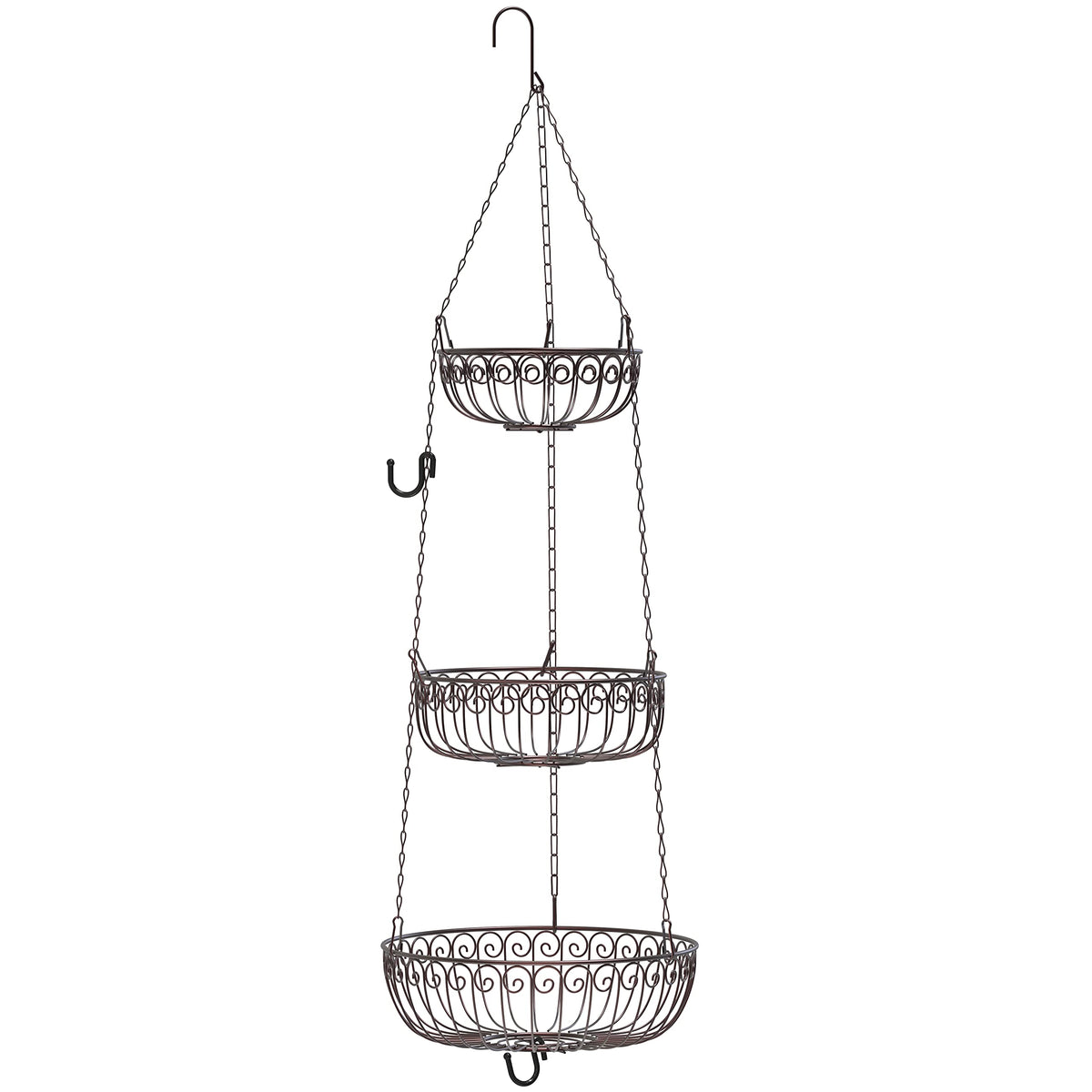 Simple Houseware fruits inside baskets show organized, accessible produce.