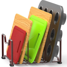Simple Houseware rubber feet protect surfaces from scratches.