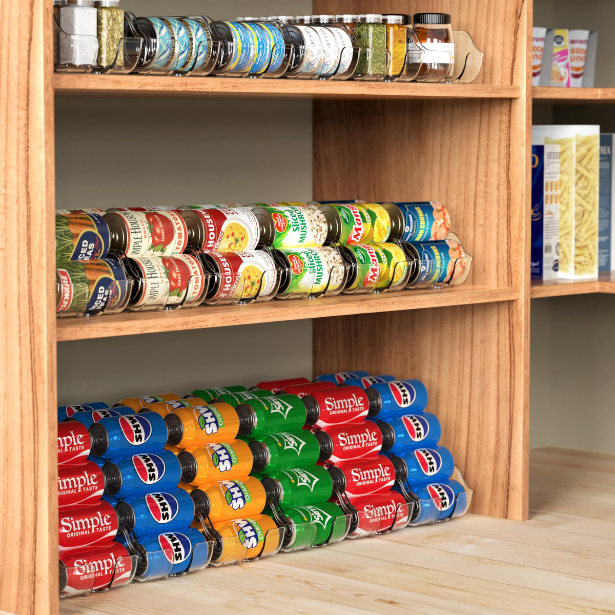 Simple Houseware kitchen organizer for countertop or cabinet storage.