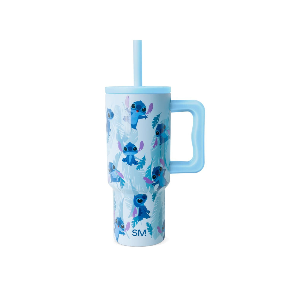 Simple Modern Disney Kids Trek 24 oz tumbler with handle for easy, on-the-go grip.
