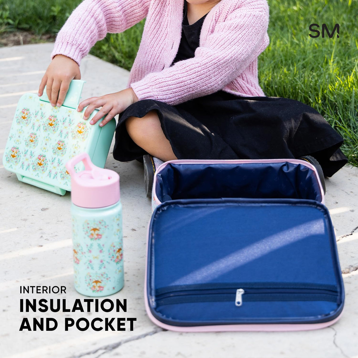 Simple Modern Hadley lunch bag reinforced handle for daily use