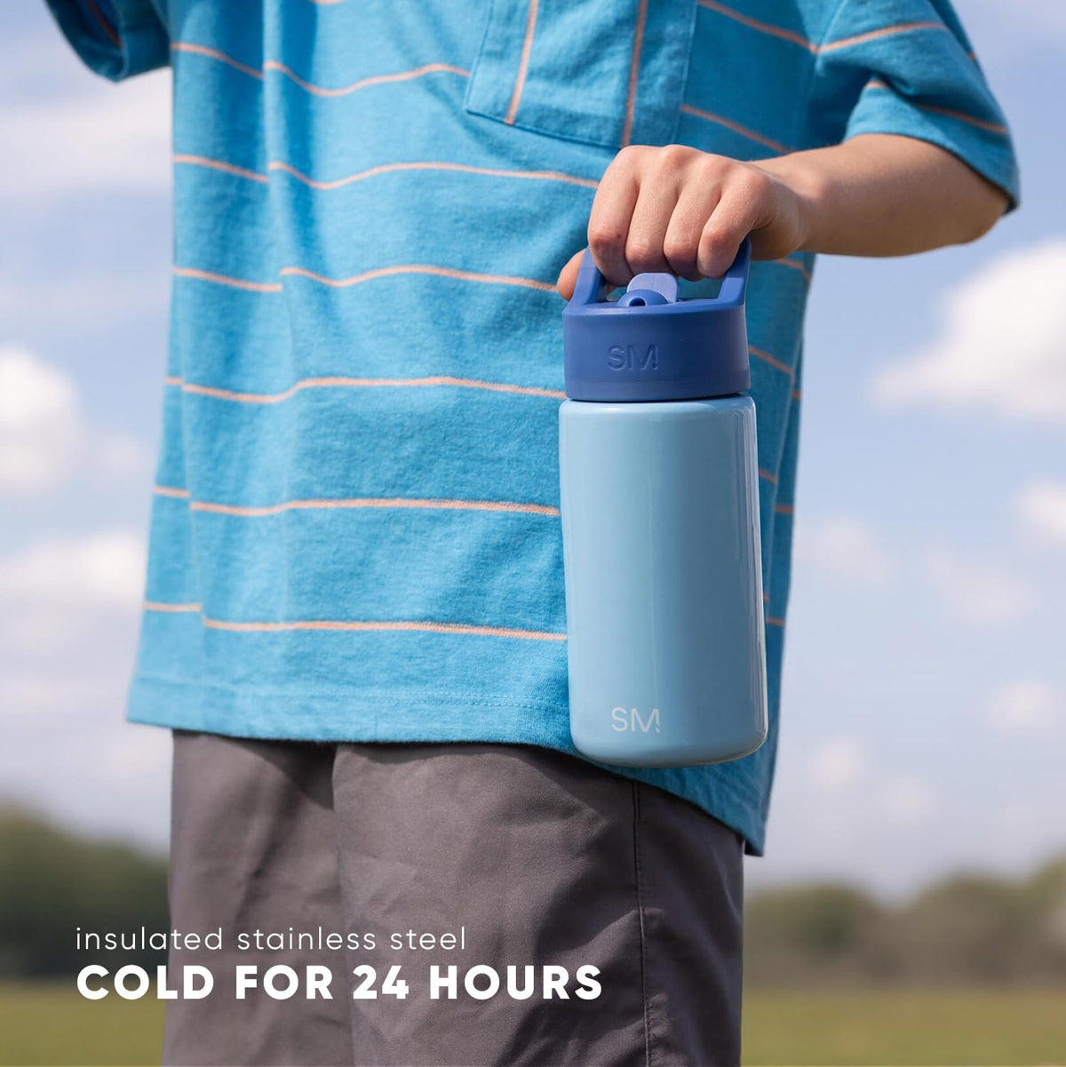 Simple Modern Kids Summit bottle Dog Days dishwasher safe and free of lead BPA phthalate
