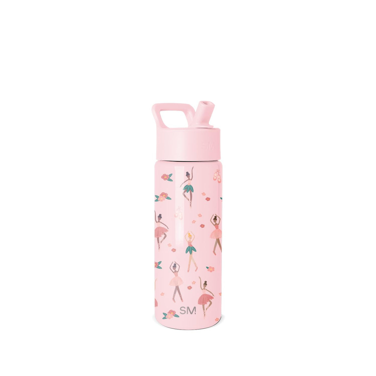 Simple Modern Kids Summit bottle with straw lid keeps drinks cold for hours.