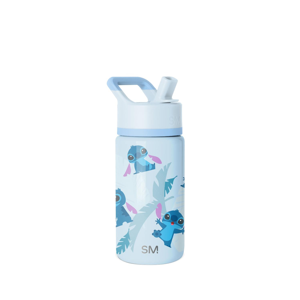 Simple Modern Summit bottle with Tropical Stitch design, leakproof straw lid for on-the-go hydration