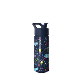 Simple Modern Kids Summit bottle with straw lid shown in action, keeping kids hydrated.