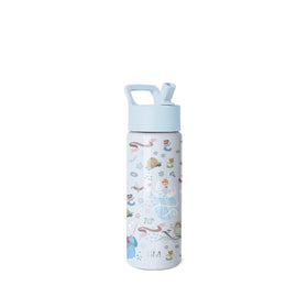 Simple Modern Kids Summit bottle with straw lid stays leak-proof during adventures.