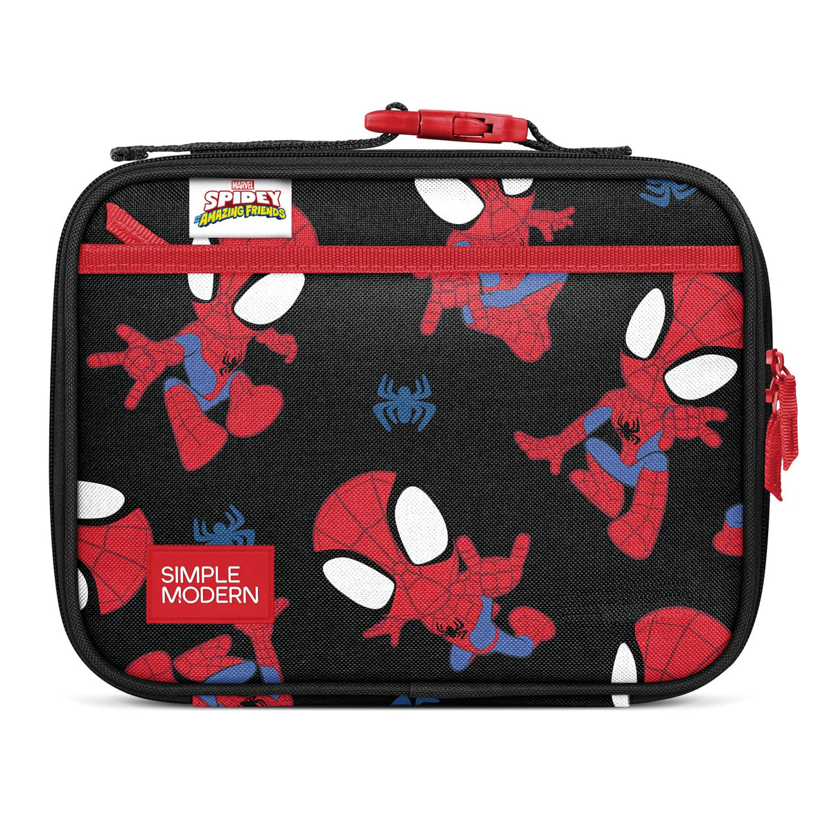 Simple Modern Marvel lunch bag exterior Hadley design for school days