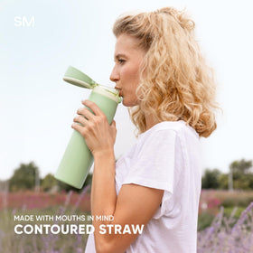 Simple Modern Mesa Loop Bottle insulated-stainless steel keeps drinks cold up to 24 hours.