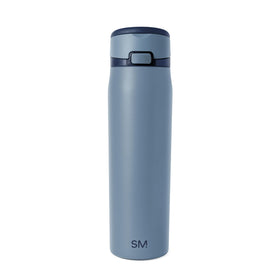 Simple Modern Mesa Loop bottle with covered straw for easy, spill-proof sipping on the go.