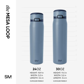 Simple Modern Mesa Loop double-wall insulation keeps drinks cold up to 24 hours.