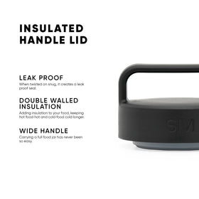 Simple Modern Provision Food Jar's 18/8 stainless steel exterior for durability.
