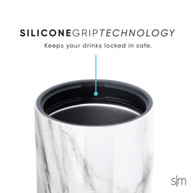 Simple Modern Ranger Can Cooler cream leopard with silicone ring secures the drink outdoors