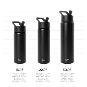 Comfortable handle on the Simple Modern Summit for easy carrying.