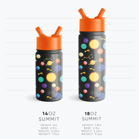 Simple Modern Summit double-wall insulation keeps drinks cold for hours on the go.