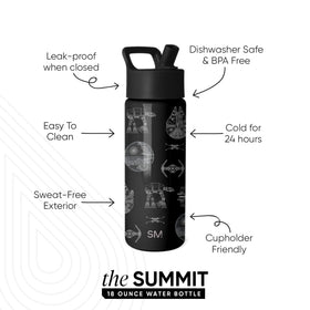 Simple Modern Summit kids bottle double-wall insulation keeps drinks cold for hours