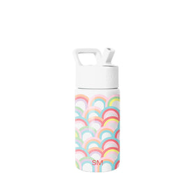 Simple Modern Summit kids bottle with straw lid, leakproof for on-the-go hydration.