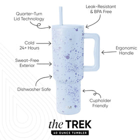 Simple Modern Trek collection 40oz insulated bottle keeps drinks hot or cold while traveling.
