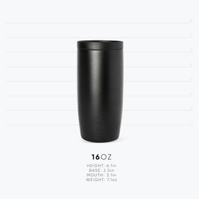 Simple Modern Voyager compact travel profile fits in tight spaces and cups holders.