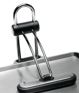 simplehuman Quick Grip Napkin Holder stack highlights holding about 75 napkins for convenient table service