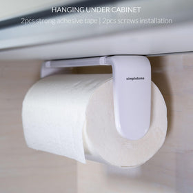 Simpletome adaptive tension arm adjusts to roll length for easy tearing.