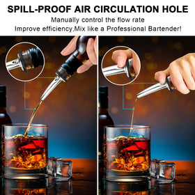 SINLUCESCE versatile pour spouts suitable for oil, vinegar, wine, and water