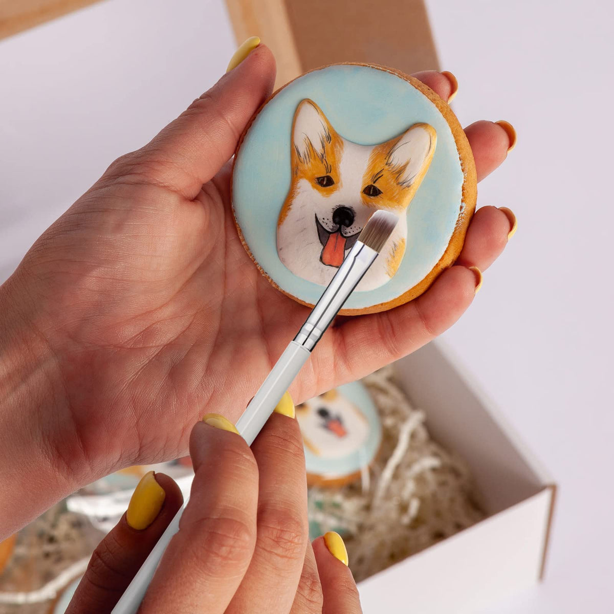 Sinmoe dessert decorating tools kit ideal for muffins, cupcakes, and cookies.