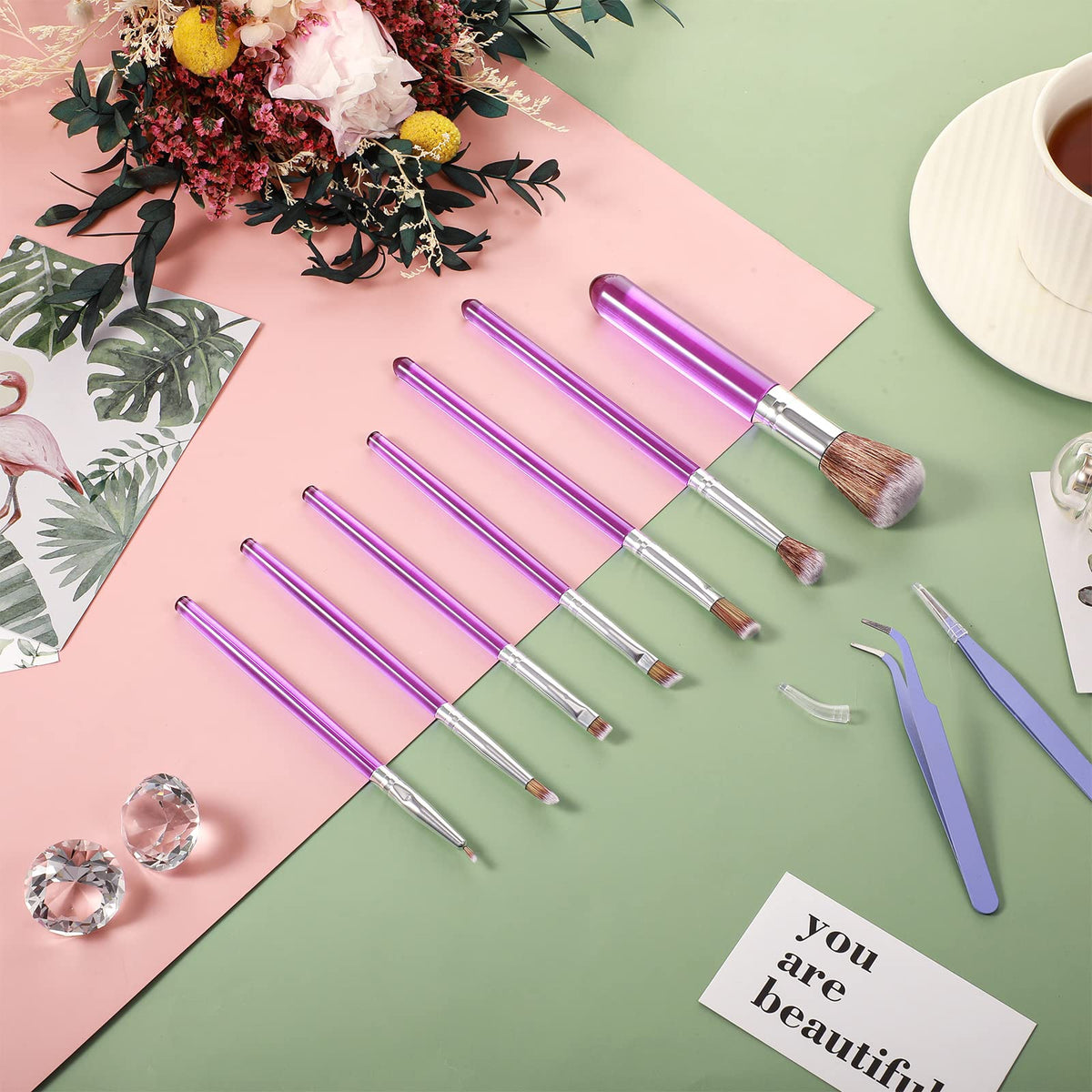 Sinmoe straight-tip tweezers provide steady grip for small decorating tasks.