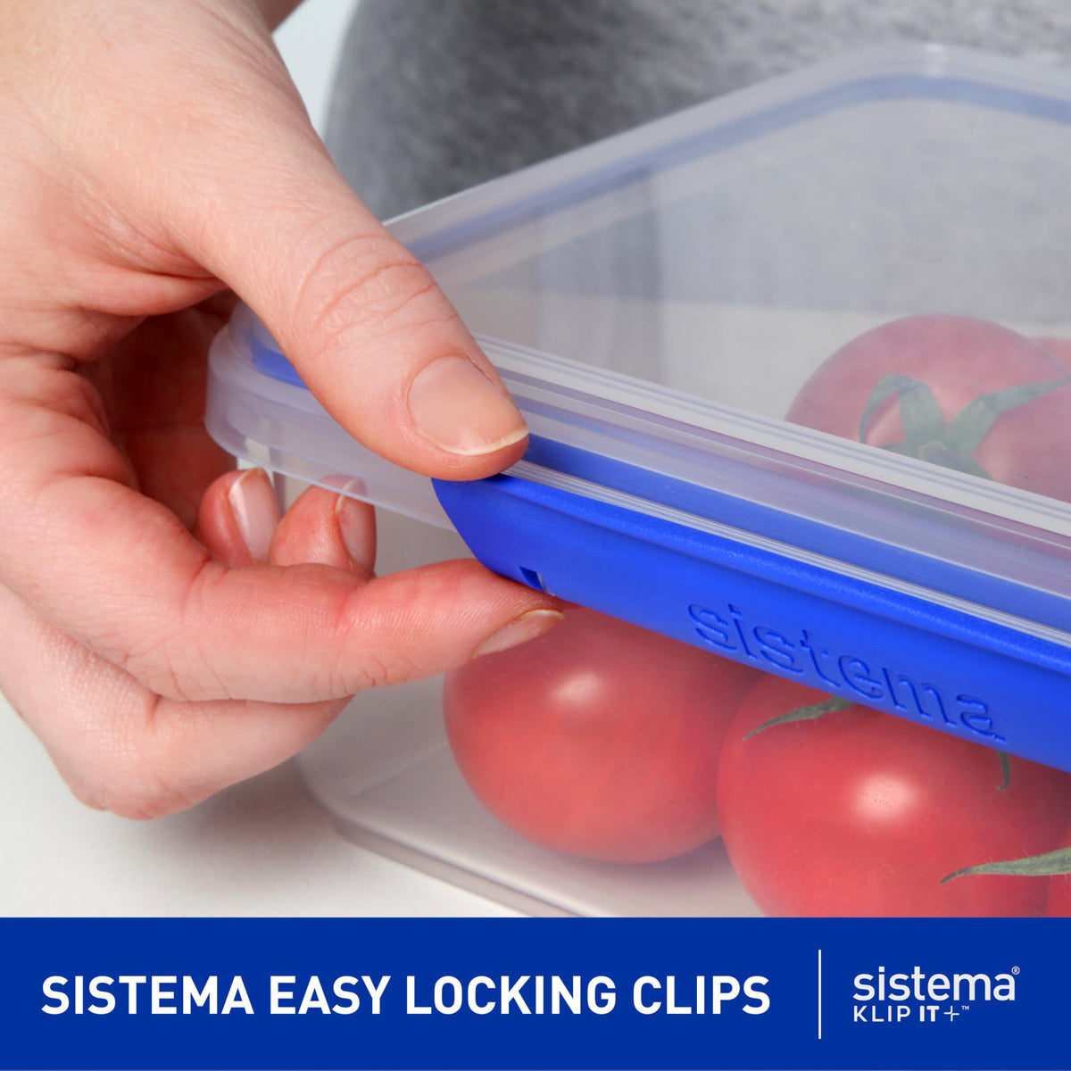 Sistema KLIP IT Large 5L lid with easy-locking clips for a secure seal.