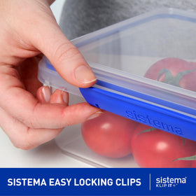 Sistema KLIP IT Large 5L lid with easy-locking clips for a secure seal.