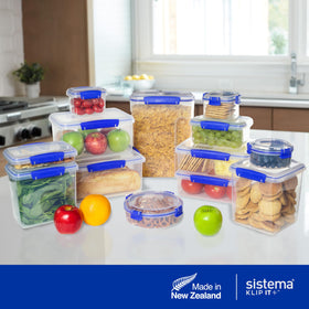 Lid-close feature on Sistema KLIP IT Large 7L keeps contents sealed.
