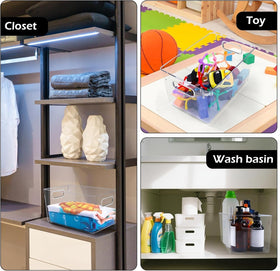 SKTKSE anti-slip bottom stripes prevent sliding on slick fridge shelves