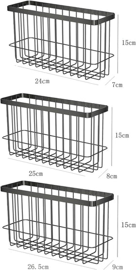 SleekStore durable metal design provides sturdy door mounting.