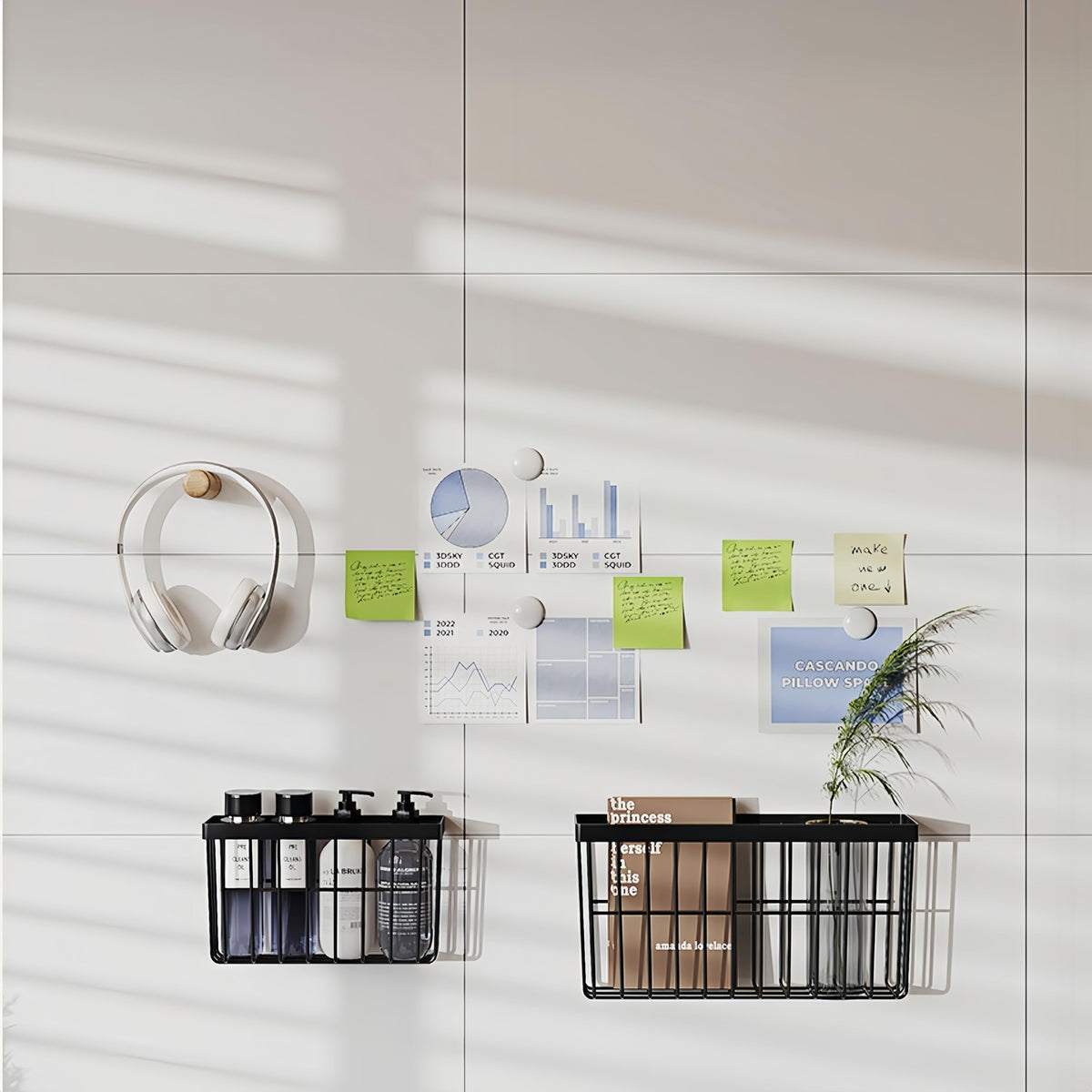 SleekStore easy-to-install organizer for multiple spaces.