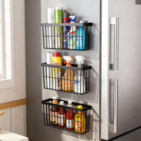 SleekStore kitchen door storage keeps spice jars organized and accessible.