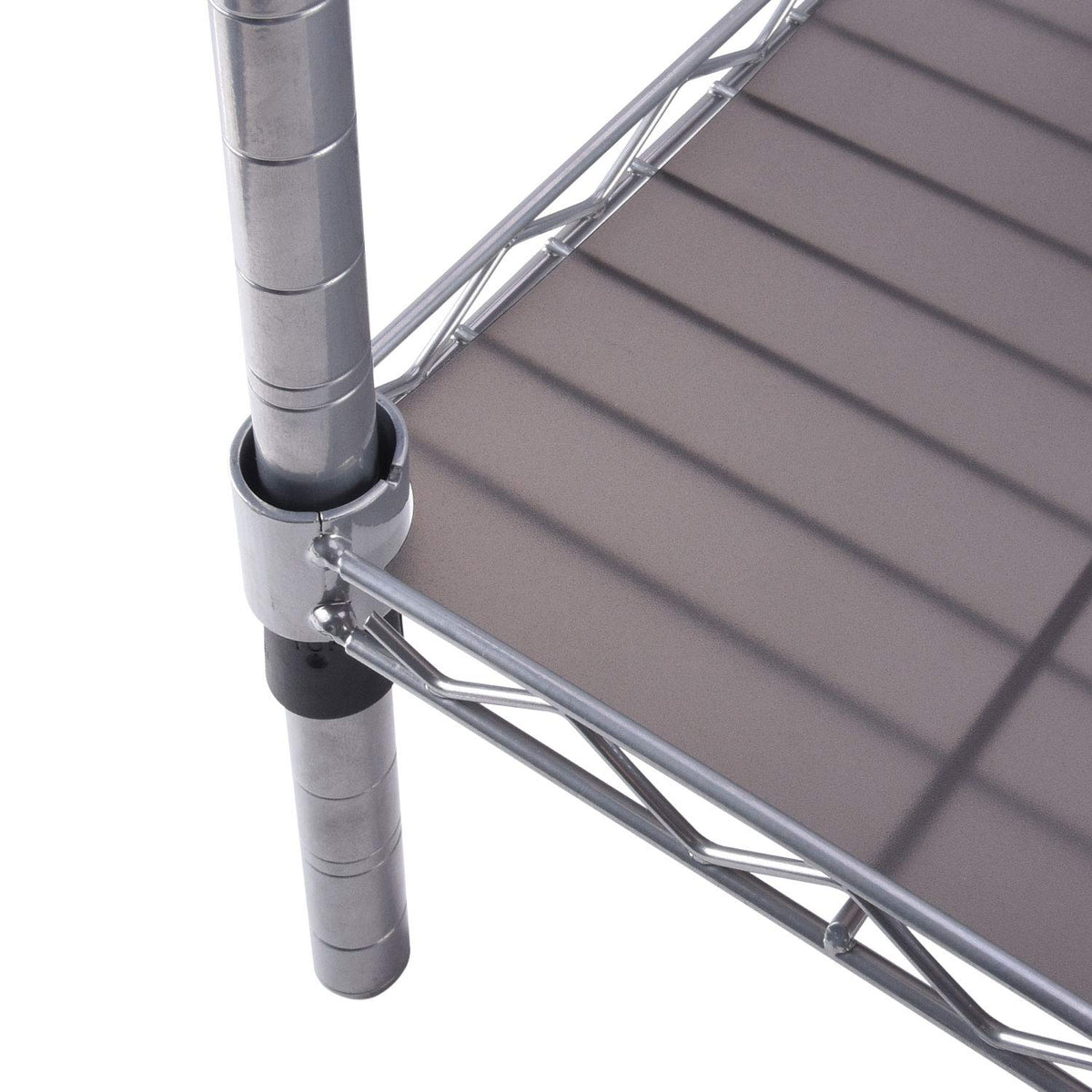 Slendor heavy-duty plastic liner offers durable, waterproof protection for wire shelves.
