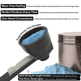 Slide Scoop 2-tablespoon scoop for accurate powder measurement