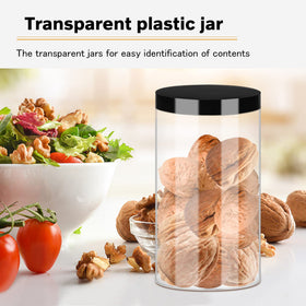SLifeJars 32oz jar on pantry shelf keeping contents visible.