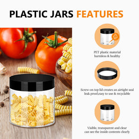 SLifeJars wide-mouth design enables easy filling and quick cleaning.
