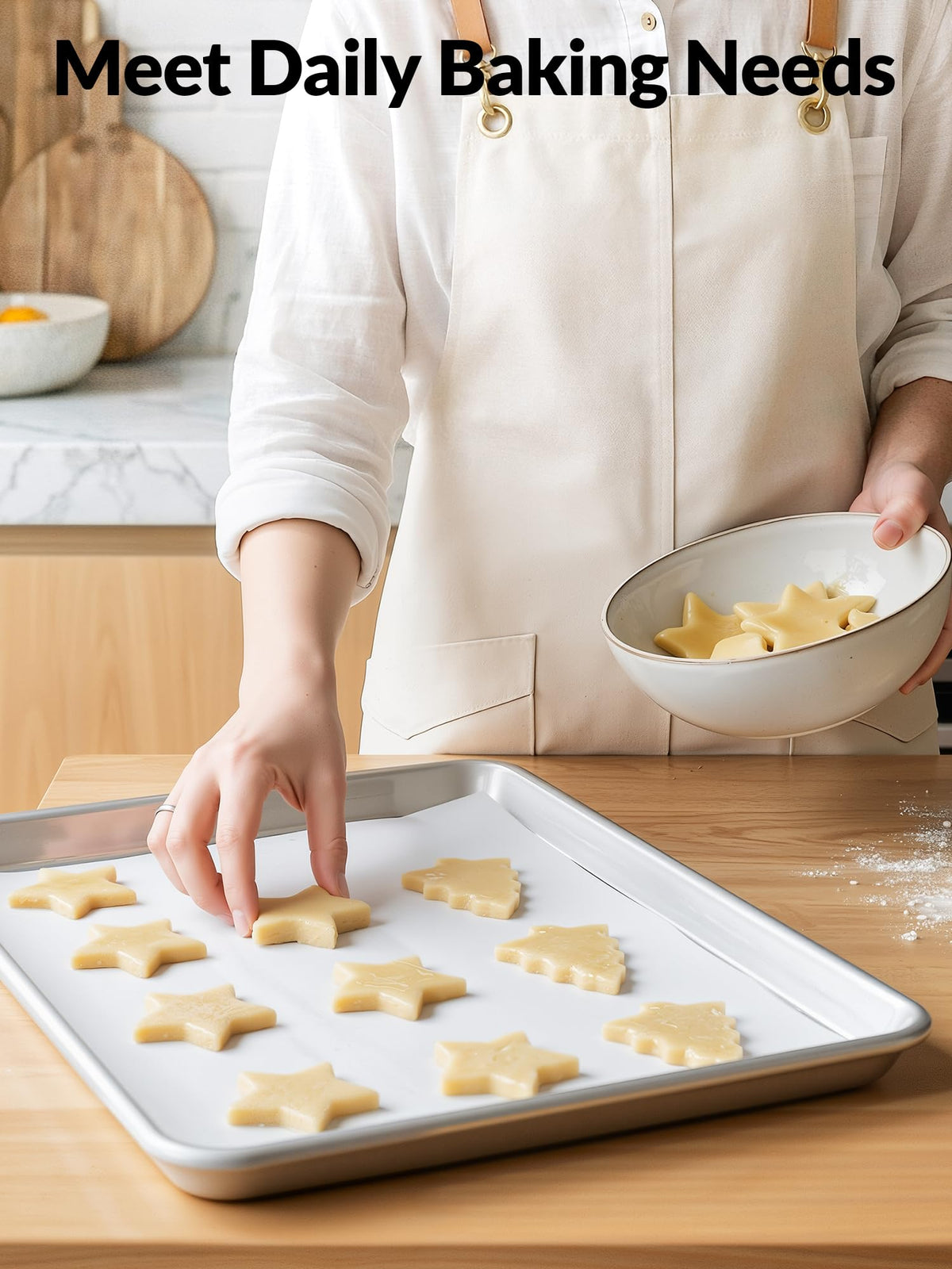 SMARTAKE disposable parchment paper simplifies cleanup after baking