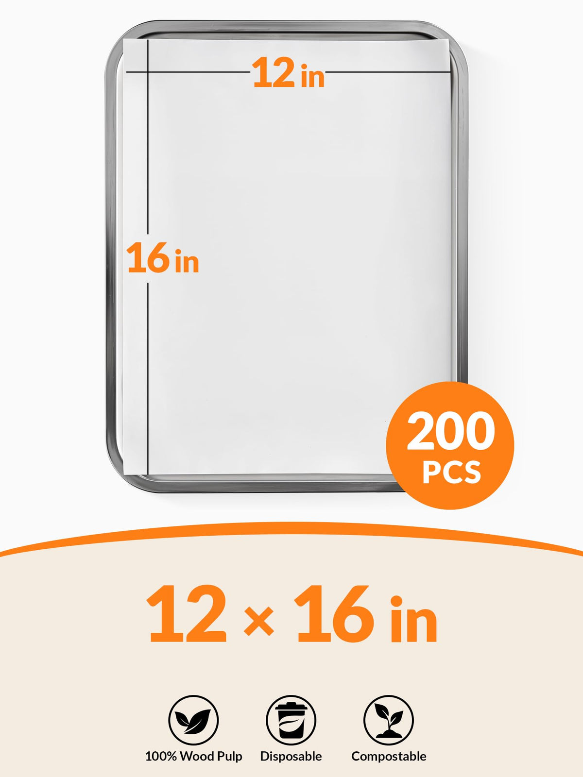SMARTAKE parchment resists up to 450°F for versatile cooking