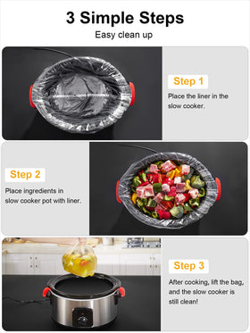 SMARTAKE microwave-safe liner shown; use it to heat meals without extra mess