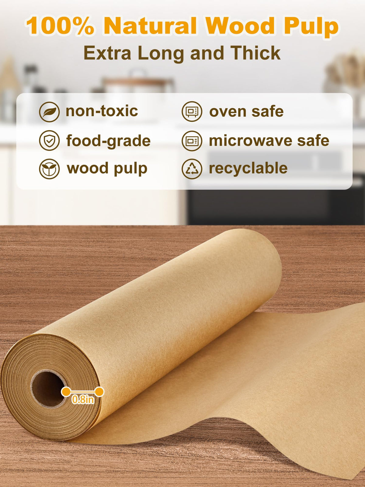 Premium slide cutter on SMARTAKE yields clean, safe parchment edges.