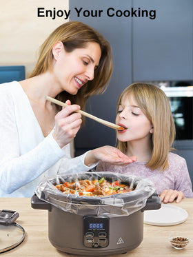 SMARTAKE two-liner tip illustrated, helps prevent leaks during busy dinners.